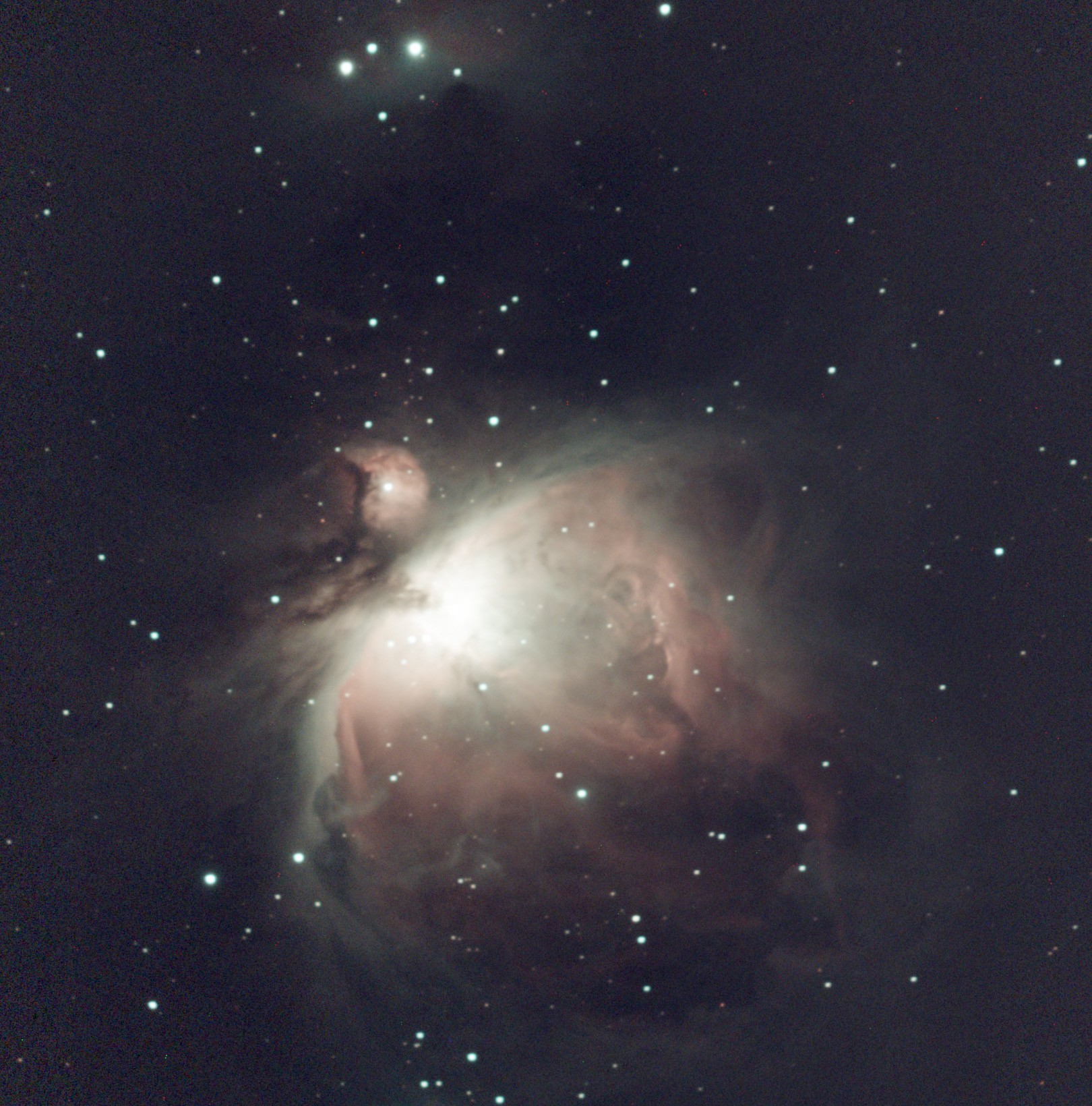 The Orion Nebula (M42) captured with a smart telescope
